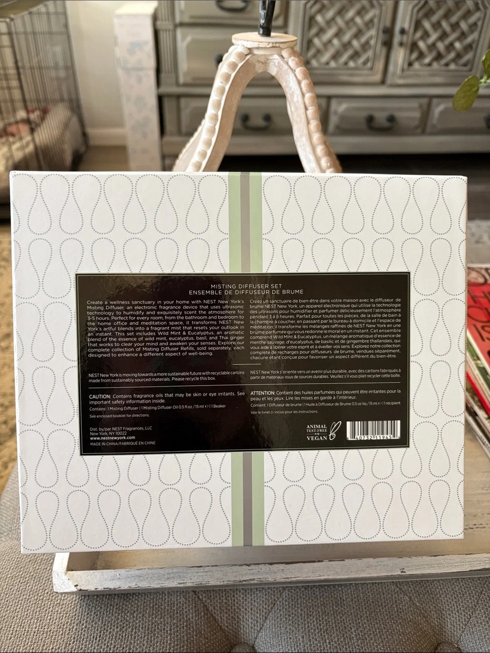 NEST Wellness Mist Diffuser Set - Wild Mint & Eucalyptus